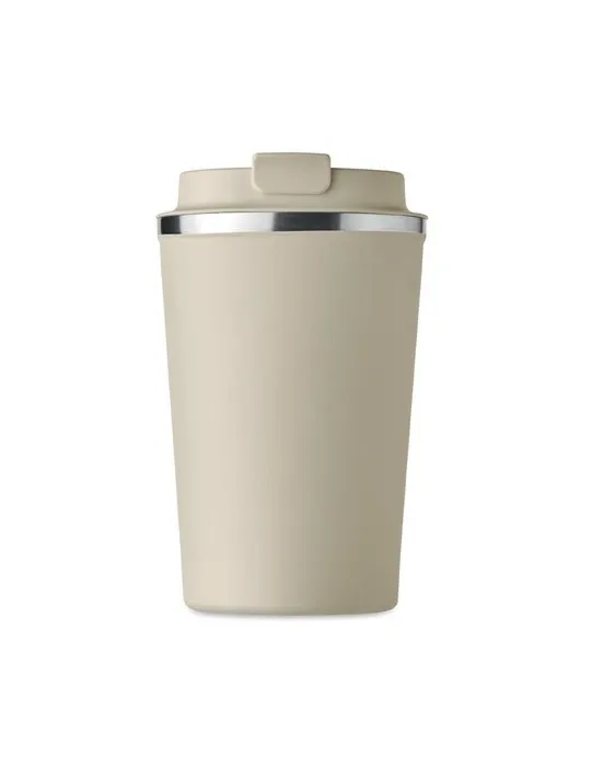 Gobelet isotherme double paroi 350 ml personnalisé - BRACE Matières : coton Taille textile : 3XL Couleurs : blanc accessoire évé