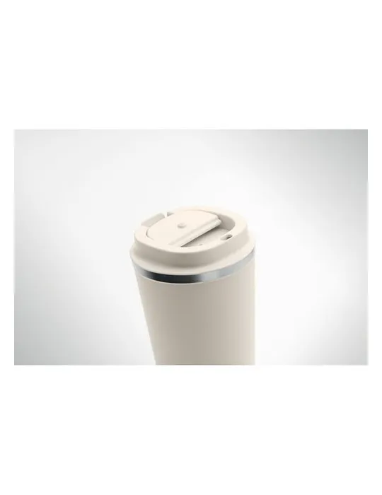 Gobelet isotherme double paroi 350 ml personnalisé - BRACE Matières : coton Taille textile : 3XL Couleurs : blanc goodies public