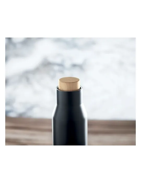 Flacon à double paroi écologique 500 ml - DUDINKA Matières : polyéthylène (PE) Taille textile : S Couleurs : bleu piscine impres