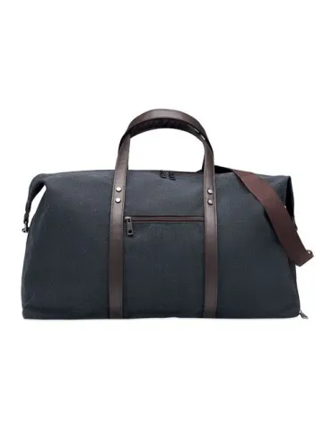 Sac week-end personnalisé en toile 450gr/m² - ZURICH Matières : polyéthylène (PE) Taille textile : XXL Couleurs : bleu piscine 2