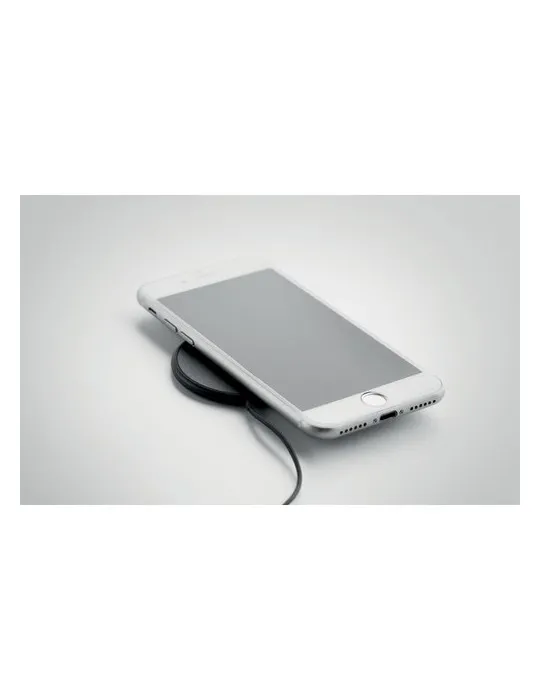 Chargeur sans fil magnétique personnalisé FLAKE MAG Matières : polyéthylène (PE) Taille textile : 3XL Couleurs : noir accessoire