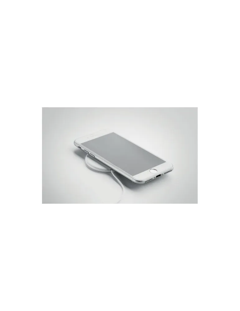 Chargeur sans fil magnétique personnalisé FLAKE MAG Matières : polyéthylène (PE) Taille textile : S Couleurs : noir goodies entr