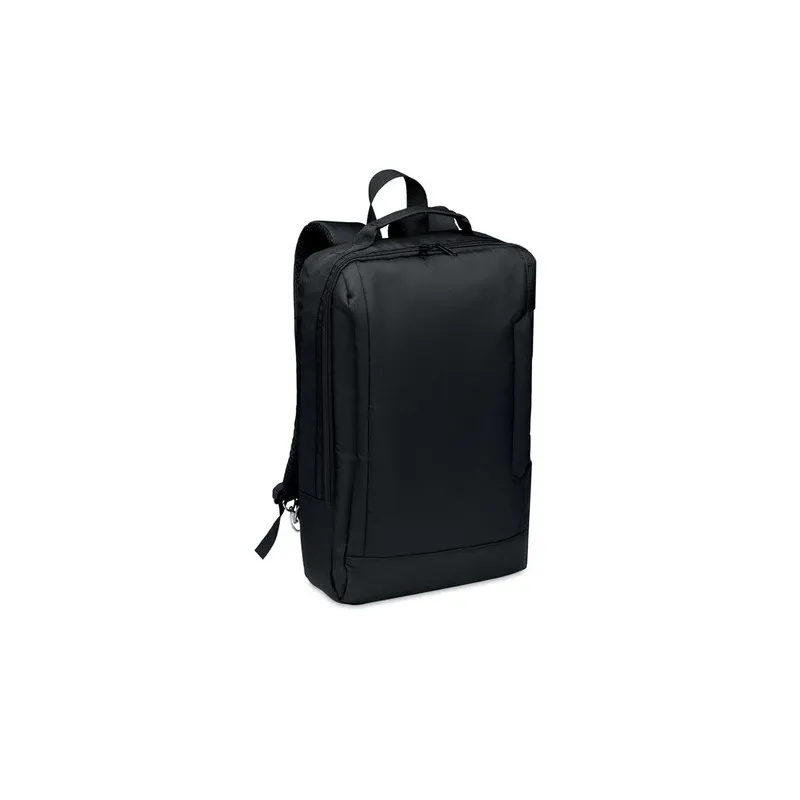 Sac à dos ordinateur écologique personnalisable 300D RPET - SINGAPORE Matières : polyéthylène (PE) Taille textile : XL Couleurs 