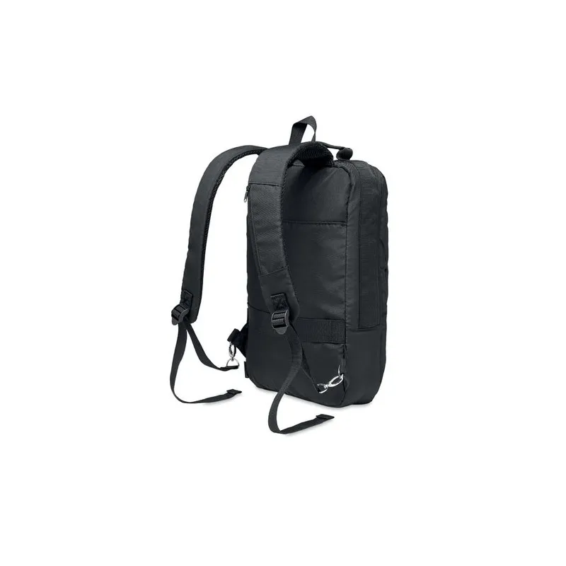 Sac à dos ordinateur écologique personnalisable 300D RPET - SINGAPORE Matières : polyéthylène (PE) Taille textile : XL Couleurs 