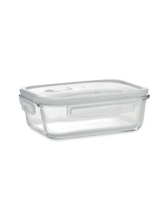 Lunchbox en verre écologique 900ml PRAGA Matières : bois Couleurs : bleu