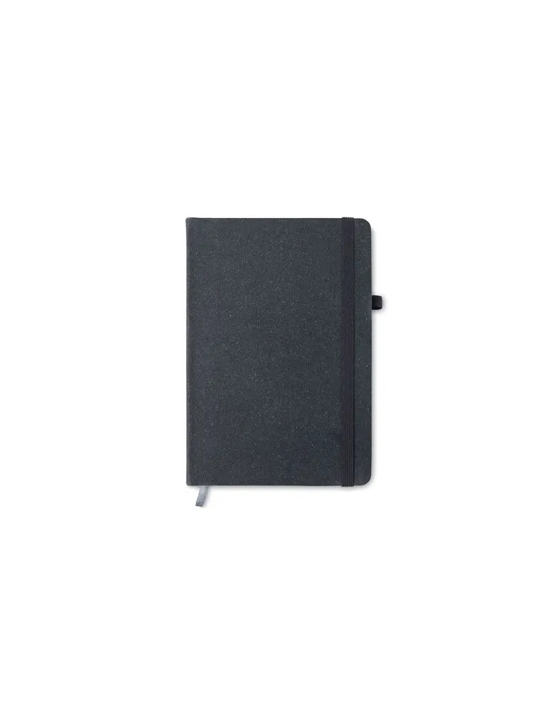 Carnet A5 ligné en PU recyclé éco-responsable personnalisé BAOBAB Couleurs : bleu goodies publicitaire événementiel