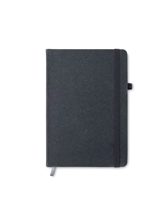 Carnet A5 ligné en PU recyclé éco-responsable personnalisé BAOBAB Couleurs : bleu goodies publicitaire événementiel