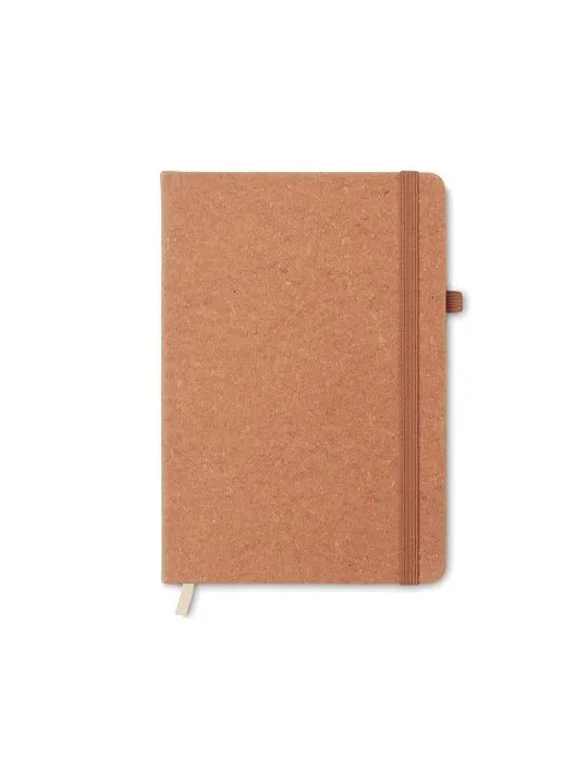 Carnet A5 ligné en PU recyclé éco-responsable personnalisé BAOBAB Couleurs : jaune cadeau entreprise pas cher