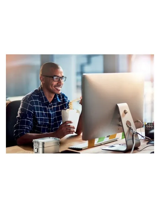 Boîte à lunch isotherme en acier inox personnalisée DOUBLE CHAN Matières : PVC Couleurs : jaune livraison express 24h 48h