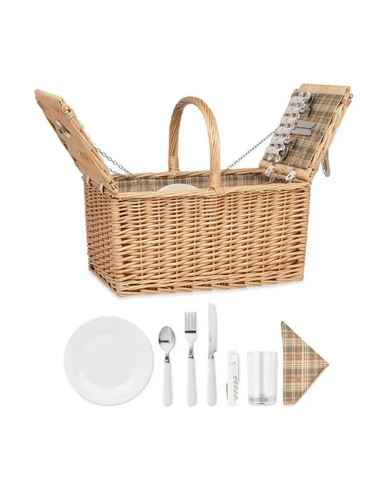 Panier Pique-Nique en Osier 4 MIMBRE PLUS