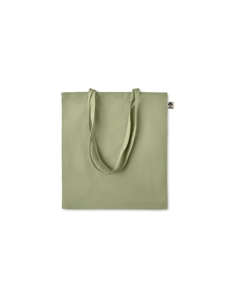 Sac shopping écologique en coton organique ZIMDE COLOUR Matières : métal Couleurs : blanc