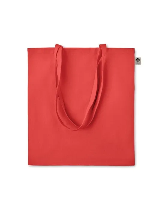 Sac shopping écologique en coton organique ZIMDE COLOUR Matières : PU Couleurs : beige personnalisation rapide en France