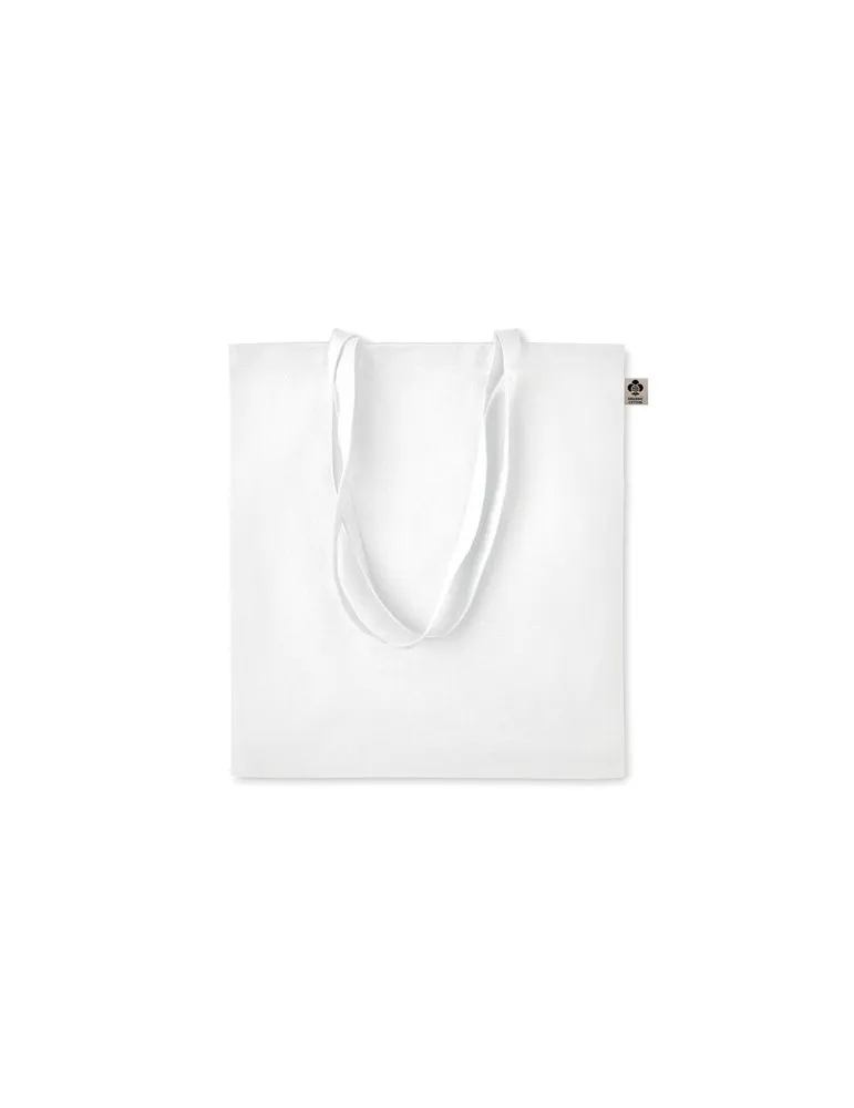Sac shopping écologique en coton organique ZIMDE COLOUR Matières : bambou Couleurs : naturel cadeau collaborateur premium