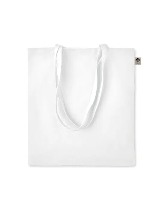 Sac shopping écologique en coton organique ZIMDE COLOUR Matières : bambou Couleurs : naturel cadeau collaborateur premium