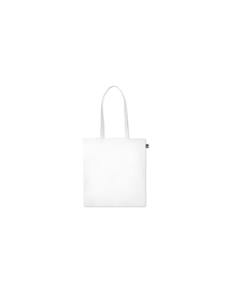 Sac shopping écologique en coton organique ZIMDE COLOUR Matières : bambou Couleurs : naturel objet promo petit budget