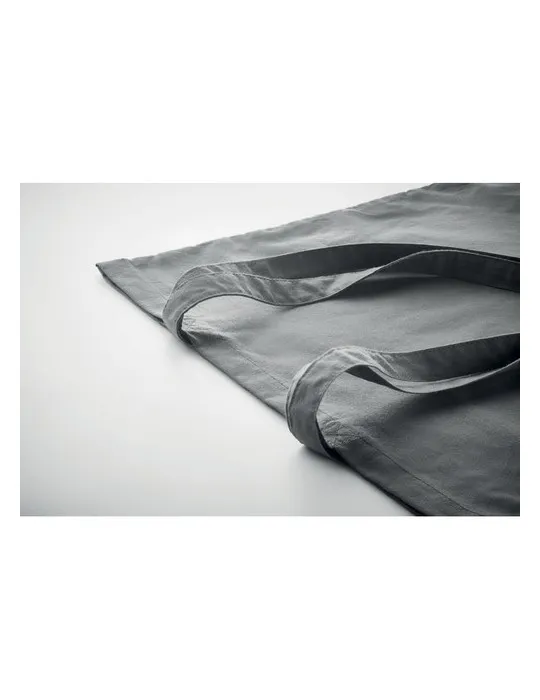 Sac shopping écologique en coton organique ZIMDE COLOUR Couleurs : blanc cadeau client original