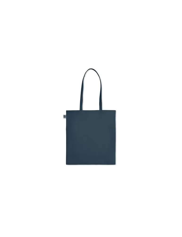 Sac shopping écologique en coton organique ZIMDE COLOUR Matières : polyester Couleurs : bleu livraison express 24h 48h