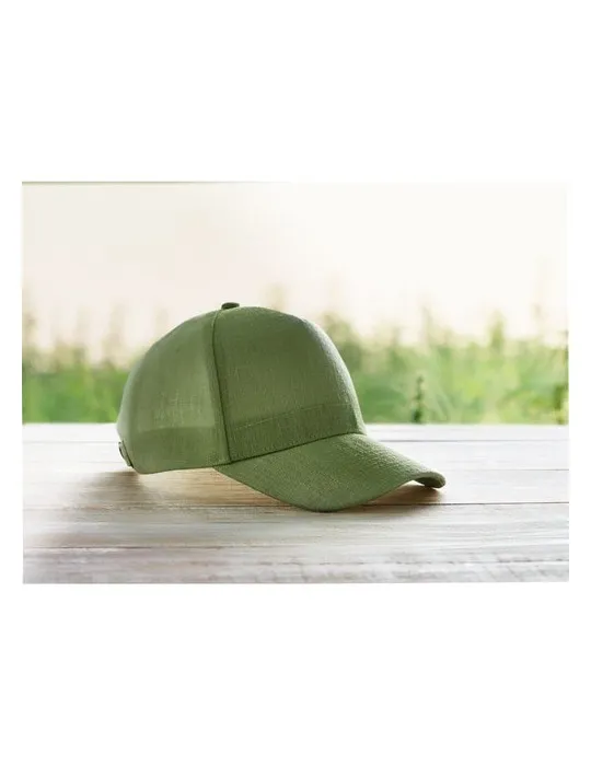 Casquette baseball écologique en chanvre personnalisée pas cher - NAIMA CAP impression logo haute qualité