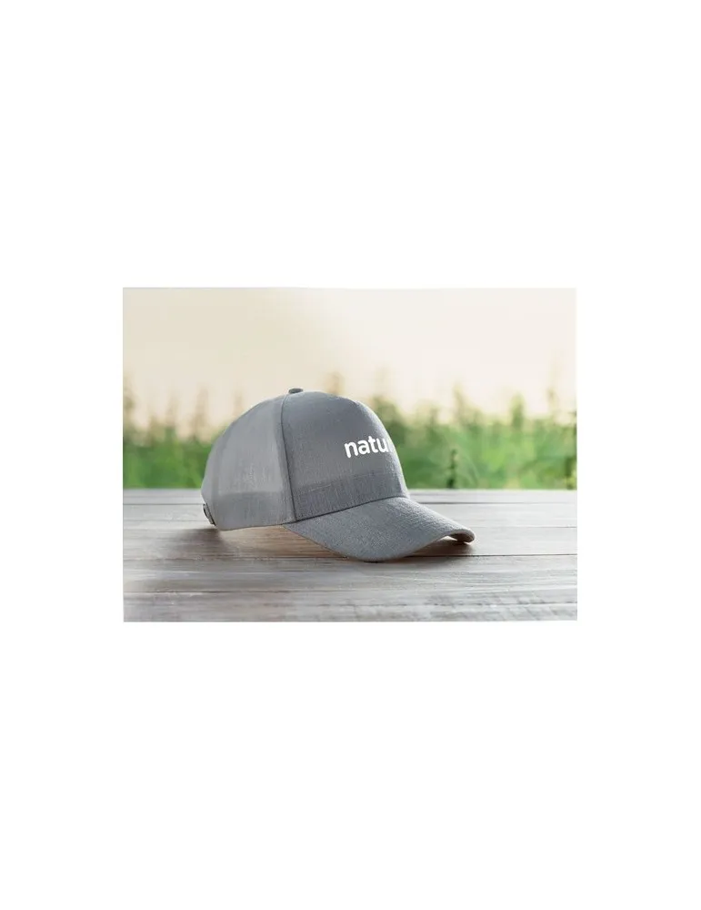 Casquette baseball écologique en chanvre personnalisée pas cher - NAIMA CAP Matières : bois objet promo petit budget