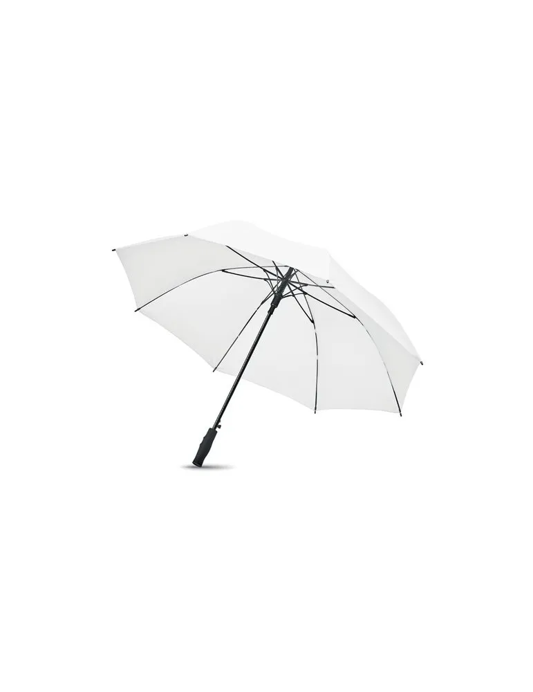 Parapluie publicitaire 27'' en pongée GRUSA Matières : polypropylène (PP) Couleurs : blanc objet promo petit budget