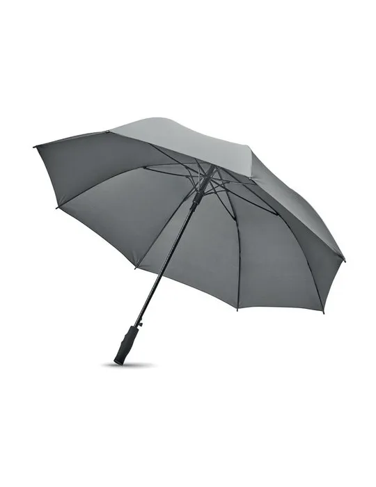 Parapluie publicitaire 27'' en pongée GRUSA Matières : PLA Couleurs : blanc goodies personnalisé en stock