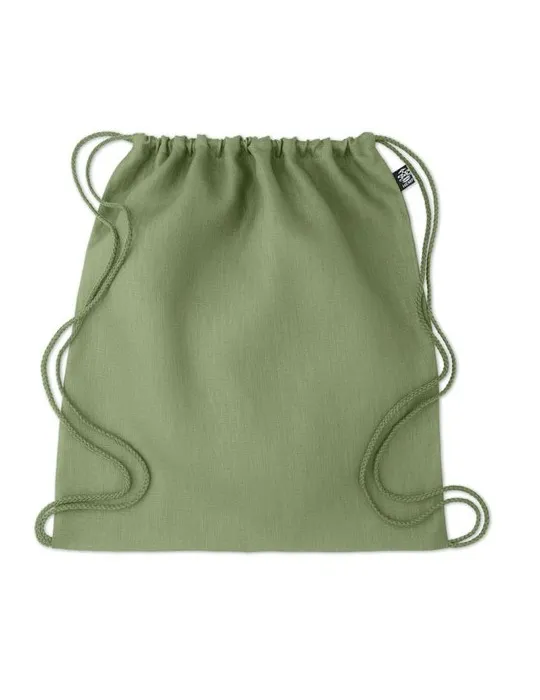 Sac à cordon écologique en chanvre personnalisé pas cher - NAIMA BAG Matières : bois personnalisable avec votre logo