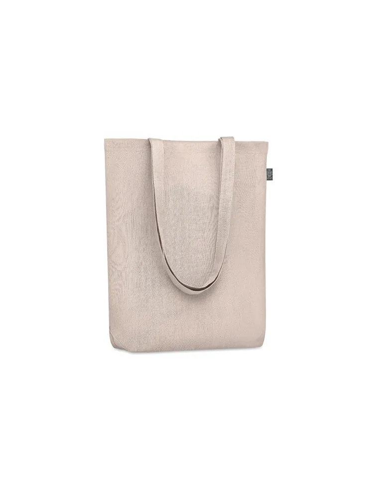 Sac shopping écologique en chanvre personnalisé pas cher - NAIMA TOTE Matières : polyester Couleurs : noir