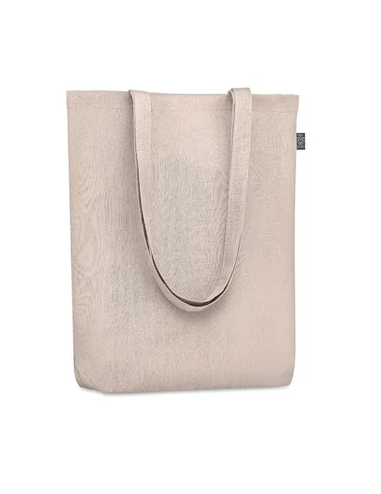 Sac shopping écologique en chanvre personnalisé pas cher - NAIMA TOTE Matières : polyester Couleurs : noir