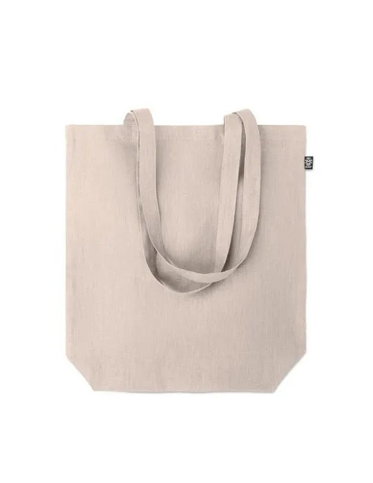 Sac shopping écologique en chanvre personnalisé pas cher - NAIMA TOTE Matières : polyester Couleurs : noir cadeau collaborateur 