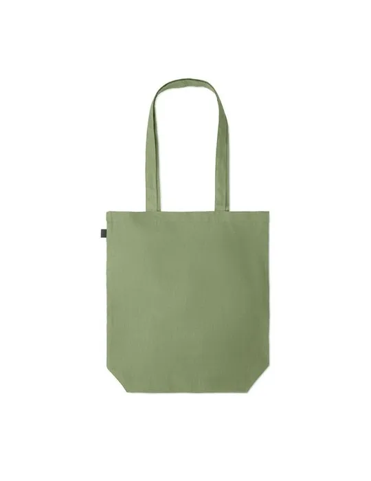 Sac shopping écologique en chanvre personnalisé pas cher - NAIMA TOTE Matières : bois Couleurs : vert goodies entreprise design