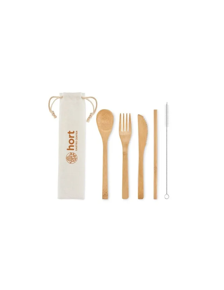 Couverts en Bambou Réutilisables - SETSTRAW