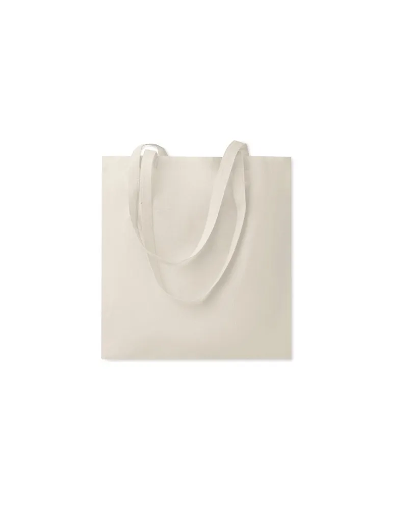 Sac shopping écologique en coton 180gr/m² - COTTONEL ++ Matières : coton Couleurs : beige personnalisable avec votre logo