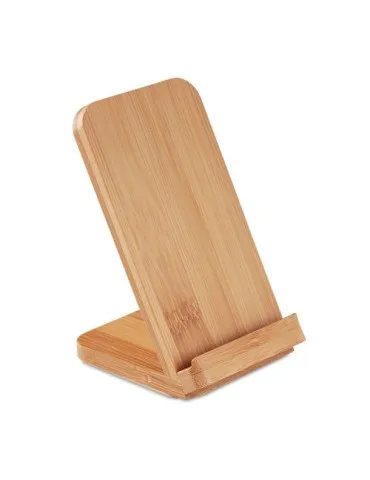 Chargeur sans fil écologique en bambou WIRESTAND Matières : coton Couleurs : beige