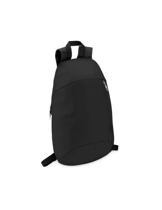 Sac à dos personnalisable écologique avec poche frontale - TIRANA Matières : acier inoxydable Couleurs : argenté mat objet promo