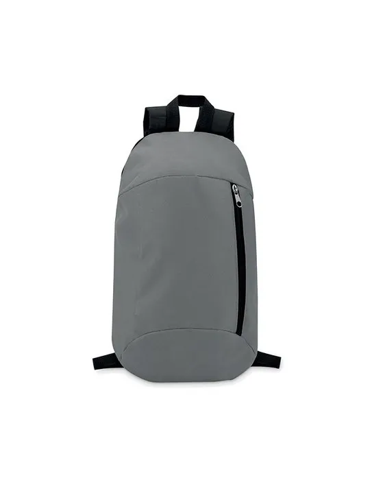 Sac à dos personnalisable écologique avec poche frontale - TIRANA Matières : polypropylène (PP) Couleurs : vert foncé personnali