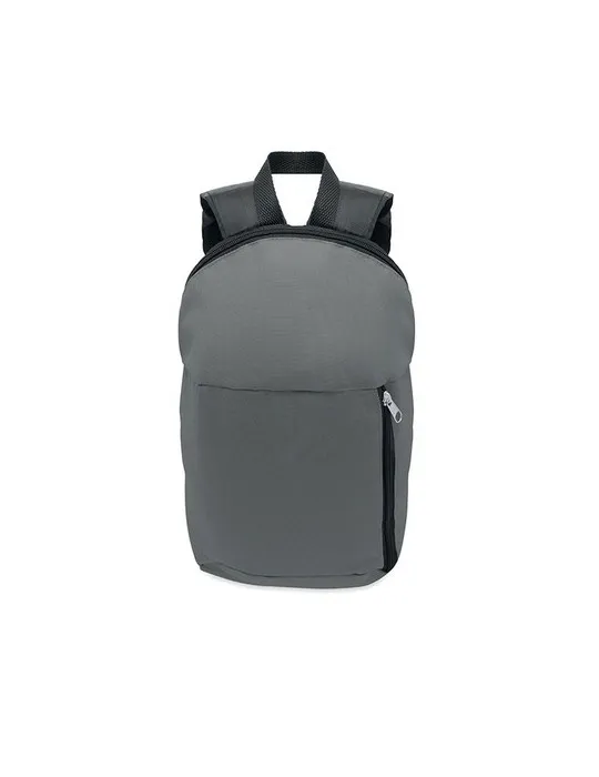 Sac à dos personnalisable écologique avec poche frontale - TIRANA Matières : polypropylène (PP) Couleurs : vert foncé objet prom