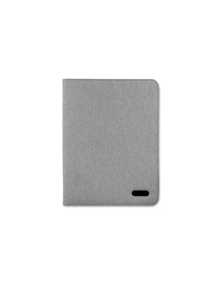 Conférencier A4 Bicolore Pratique et Élégant Personnalisé - NOTES FOLDER Matières : PET recyclé Couleurs : noir goodies publicit