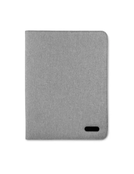 Conférencier A4 Bicolore Pratique et Élégant Personnalisé - NOTES FOLDER Matières : PET recyclé Couleurs : noir goodies publicit