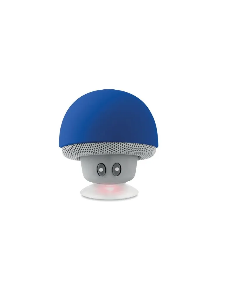 Haut-parleur sans fil pratique 3W personnalisé MUSHROOM Matières : EVA Couleurs : bleu marine