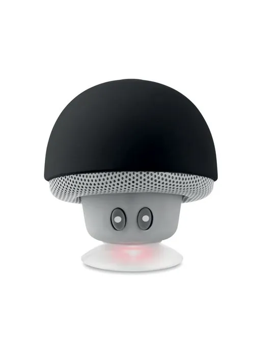 Haut-parleur sans fil pratique 3W personnalisé MUSHROOM Matières : EVA Couleurs : blanc personnalisable avec votre logo