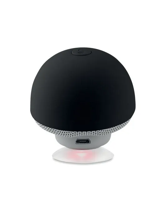 Haut-parleur sans fil pratique 3W personnalisé MUSHROOM Matières : EVA Couleurs : blanc goodies publicitaire événementiel