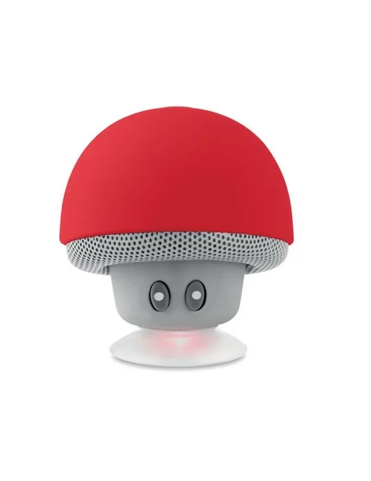 Haut-parleur sans fil pratique 3W personnalisé MUSHROOM Matières : EVA Couleurs : noir cadeau entreprise pas cher