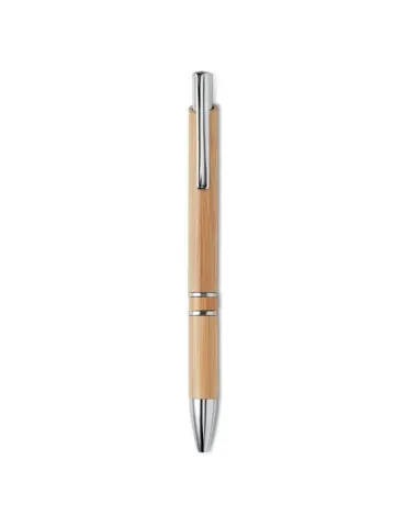 Stylo à bille écologique en bambou personnalisable - BERN BAMBOO Matières : liège Couleurs : beige