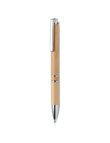 Stylo à bille écologique en bambou personnalisable - BERN BAMBOO Matières : liège Couleurs : beige 2