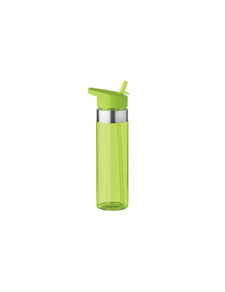 Gourde écologique en Tritan 650ml - SICILIA Matières : acier inoxydable Couleurs : titane cadeau entreprise pas cher