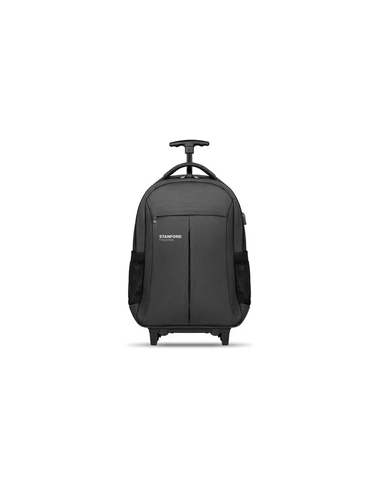 Sac à dos trolley personnalisé pas cher - Stockholm Trolley Matières : coton Taille textile : XL Couleurs : vert citron impressi