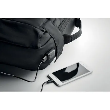 Sac à dos ordinateur écologique personnalisable 300D RPET - SINGAPORE Matières : polyéthylène (PE) Taille textile : XL Couleurs 