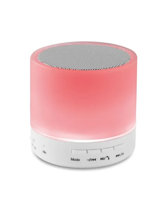 Haut-parleur Rond avec LED - Son et Style