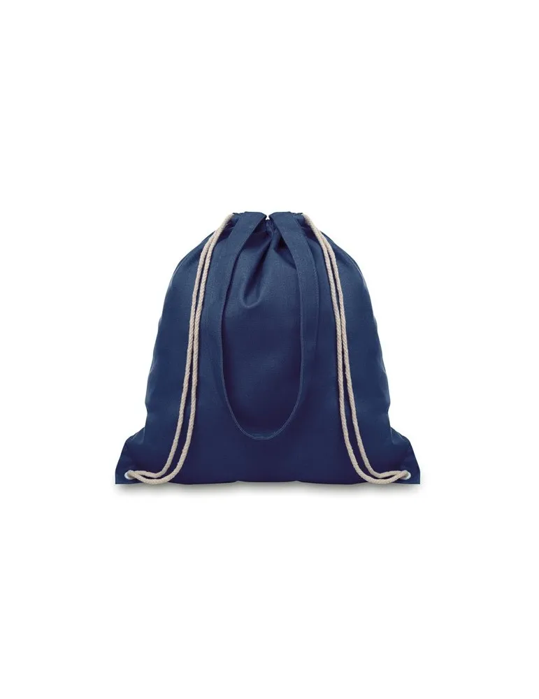 Sac Shopping Écologique Personnalisable à Cordelette MOIRA Matières : coton Taille textile : XXL Couleurs : doré cadeau entrepri