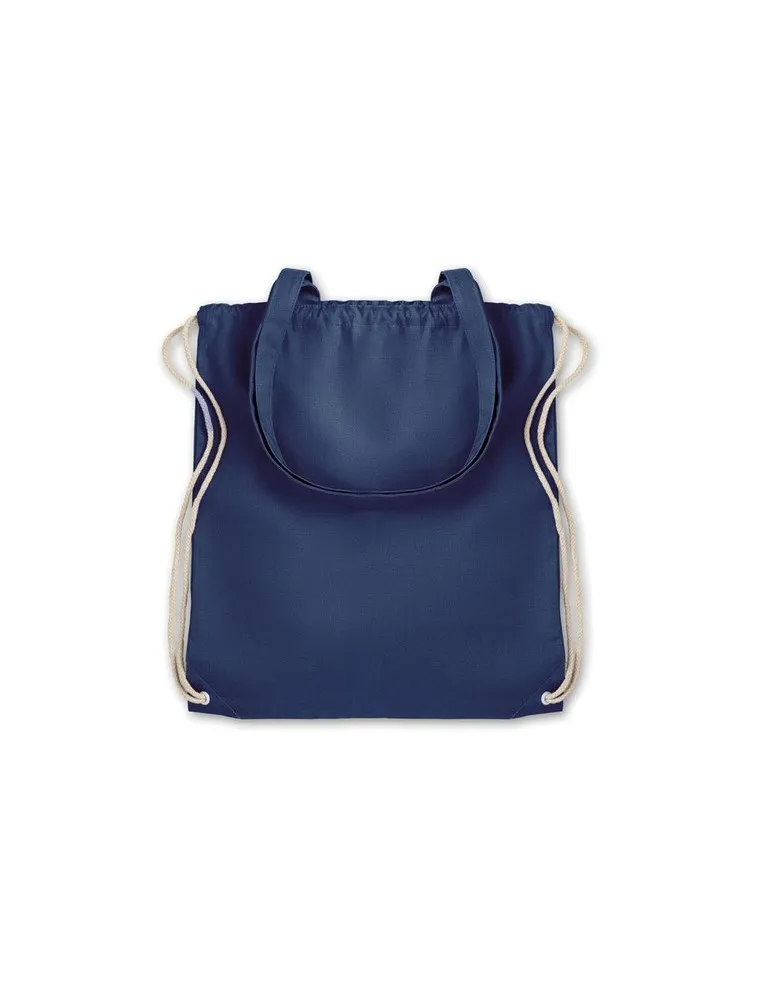 Sac Shopping Écologique Personnalisable à Cordelette MOIRA Matières : coton Taille textile : XXL Couleurs : doré objet promotion